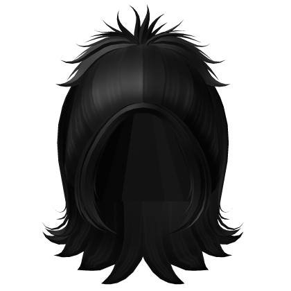 Y2K Grunge Popstar Ponytail (Black) Roblox item