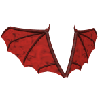 Blood Red Dragon Wings