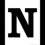 Letter N