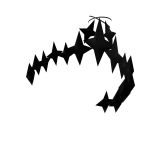 Black Star Crown with Halo