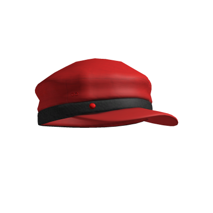 red belted newsboy hat Roblox item