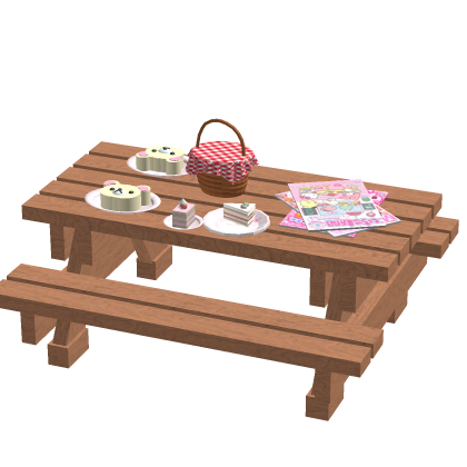 Cute Picnic Table Sprunki RP Hangout Vibe! Climb 