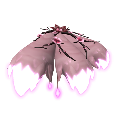 New!! Glowing Sakura Fox Tail Roblox item