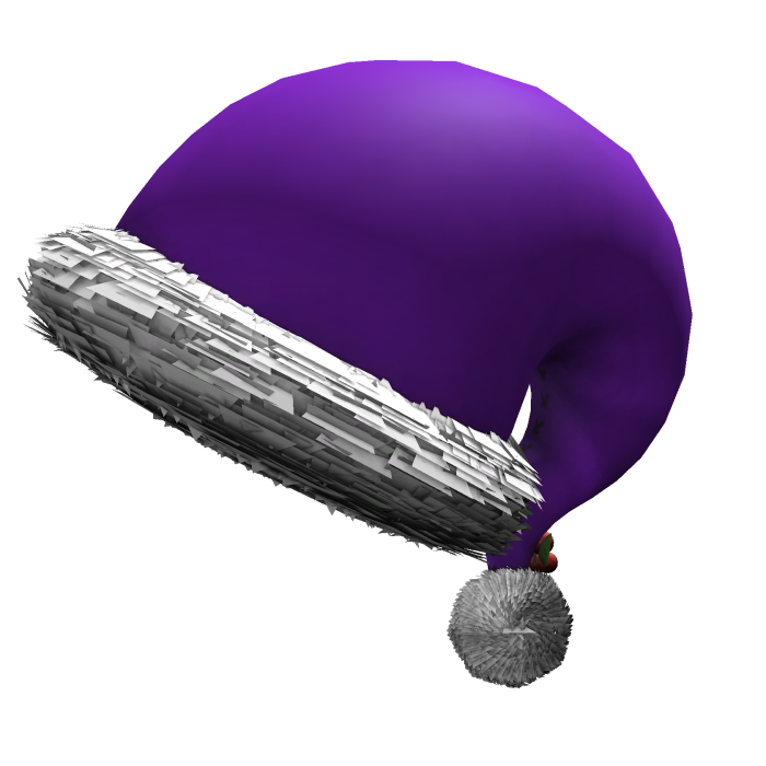 purple christmas hat