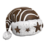 Ethereal Santa Hat of Gingerbread Houses