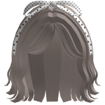 Short hair with bow