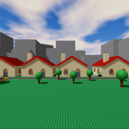 retro town in the mountains!