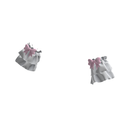 Pink Bow Ruffle Cuffs