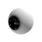 | Black glass eye
