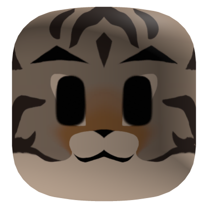 Chibi Hazel Tabby Cat Face