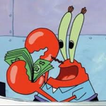 mr.krabs so cool
