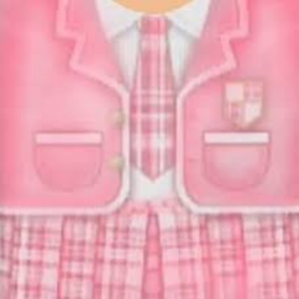 Cute pink Y2K suit-skirt-tie-blazer  Roblox decal