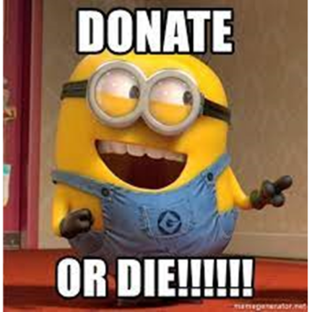 AFK until someone donates 100 million reblex