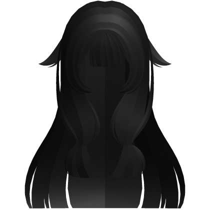 black columbina sweet anime cosplay hair