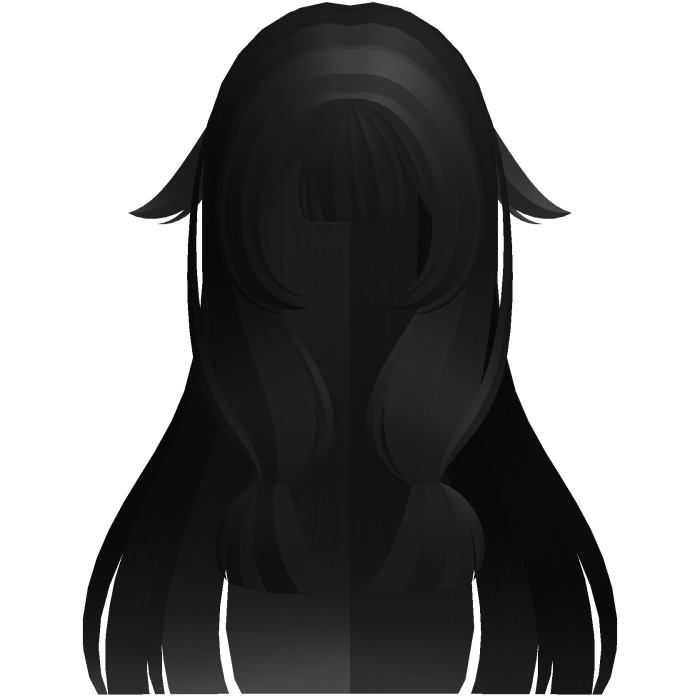 black columbina sweet anime cosplay hair