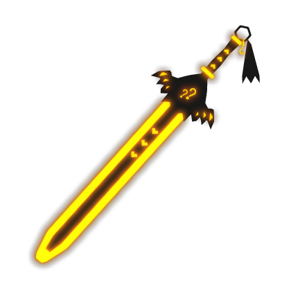 ❔ Emissive Orange Glowing Mystery Sword Roblox item