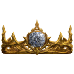 24k Gold Diamond Y2K Vampire crown