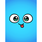 Happy blue blobs