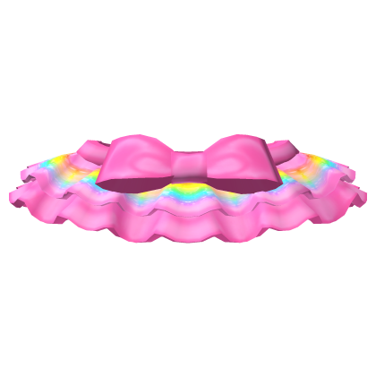 ♡ hot pink rainbow tweencore skirt Roblox item