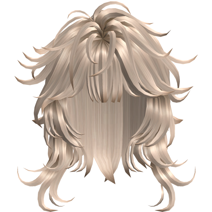 Feathered Wavy Fringe Hair - Champagne Blonde