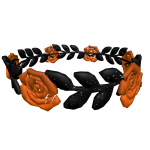 Divine Halloween Roses Crown