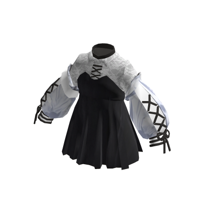 adidas Dress with Bows Black and White