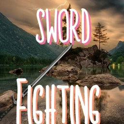 Sword fighting icon
