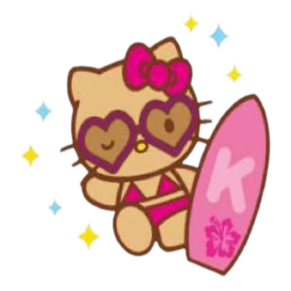 summer hello kitty Roblox decal