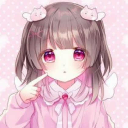 pink anime girl Roblox decal
