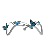 Morpho Infested Tiara