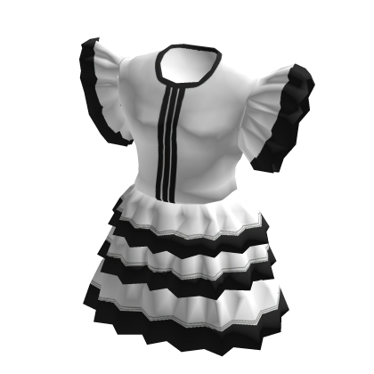 adidas Black on White Fancy Tennis Dress thumbnail
