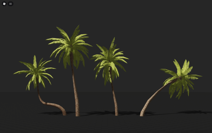 Game Ready PBR Palm Trees preview 3