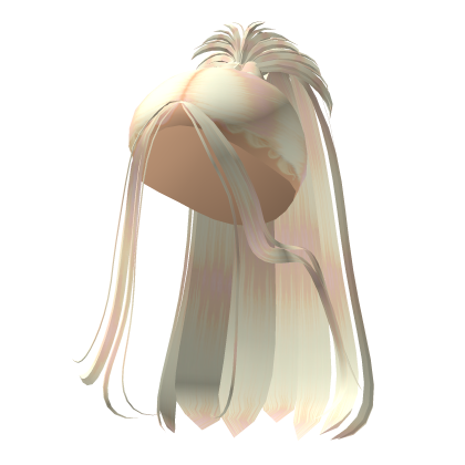 Y2K Spiky Elegant With Ponytail Hair on (blonde) Roblox item