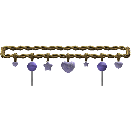 Light Purple & Gold Pink Candy Belt Roblox item