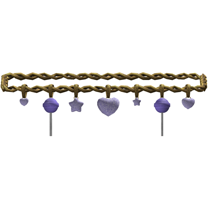 Light Purple & Gold Pink Candy Belt
