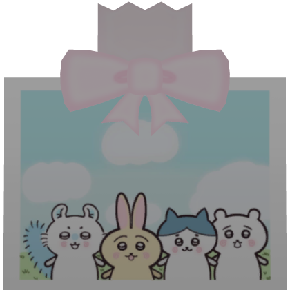 𖹭 ꒰ Kawaii Chiikawa cute face sticky note photo ꒱ Roblox item