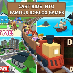 Cart ride into famous roblox games