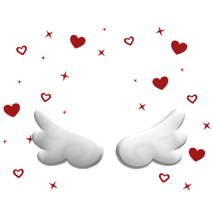 wings and heart aura (red)