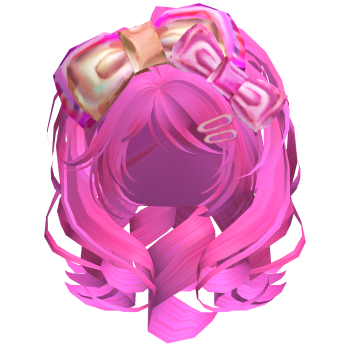 Gyaru Agejo Volumnious with Bow Hot Pink
