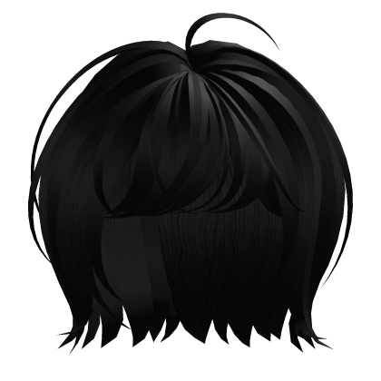 Black layered bob