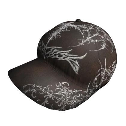 Y2K Vintage Denim Cap Dark Brown | Roblox Item - Rolimon's