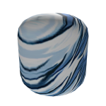 Light Blue Painted Head