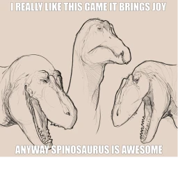 cart ride into spinosaurus icon