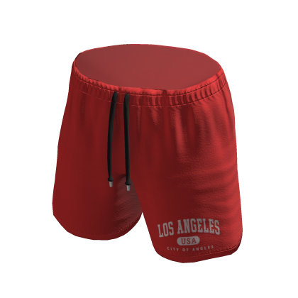 red trendy shorts thumbnail