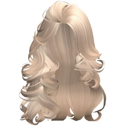 ♡ Voluminous Layered Blowout (Platinum Blonde) Roblox item