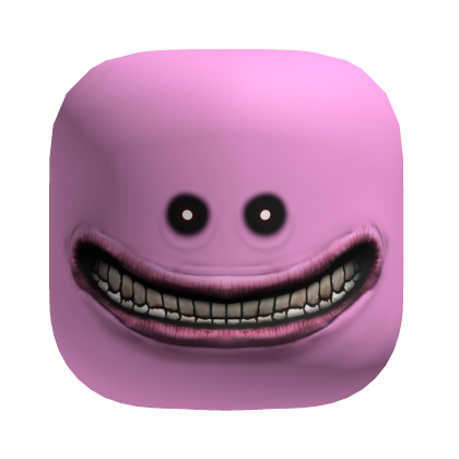 🙂 Big Smiling Face Mask - Pink Roblox item