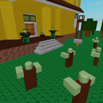Defend the yellow house from zombies (Broken)