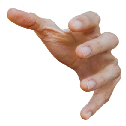 vibe check hand