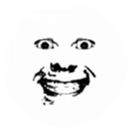 Scary Face Roblox decal
