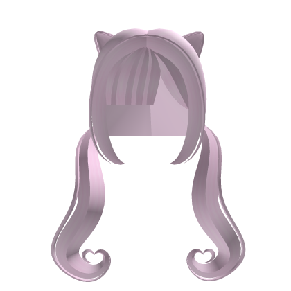 twintail cat pink Roblox item